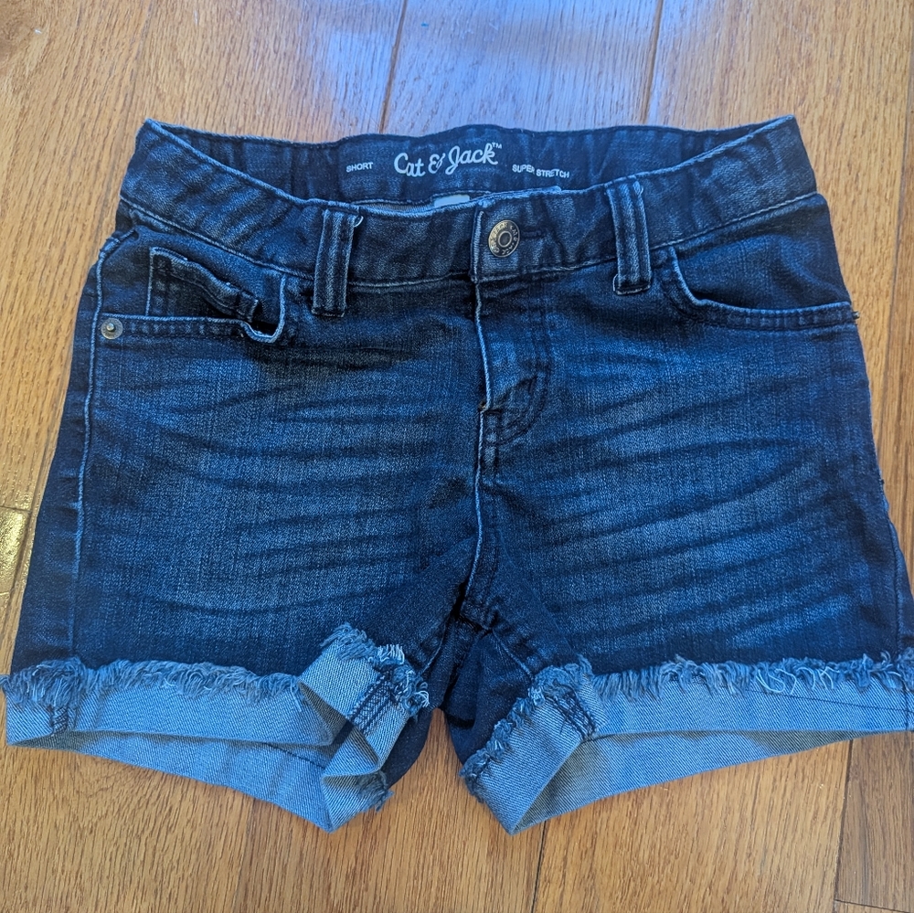 Cat & Jack Women's Dark Blue Jean Shorts